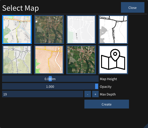 Map Tile Select