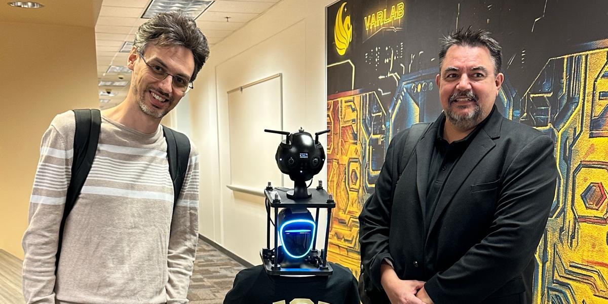 A photo of Kristian and Paul